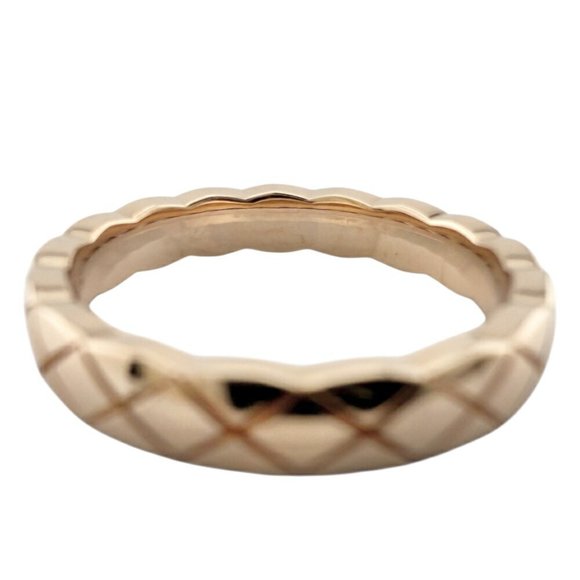CHANEL 18k Rose Gold Ring - Picture 4 of 7